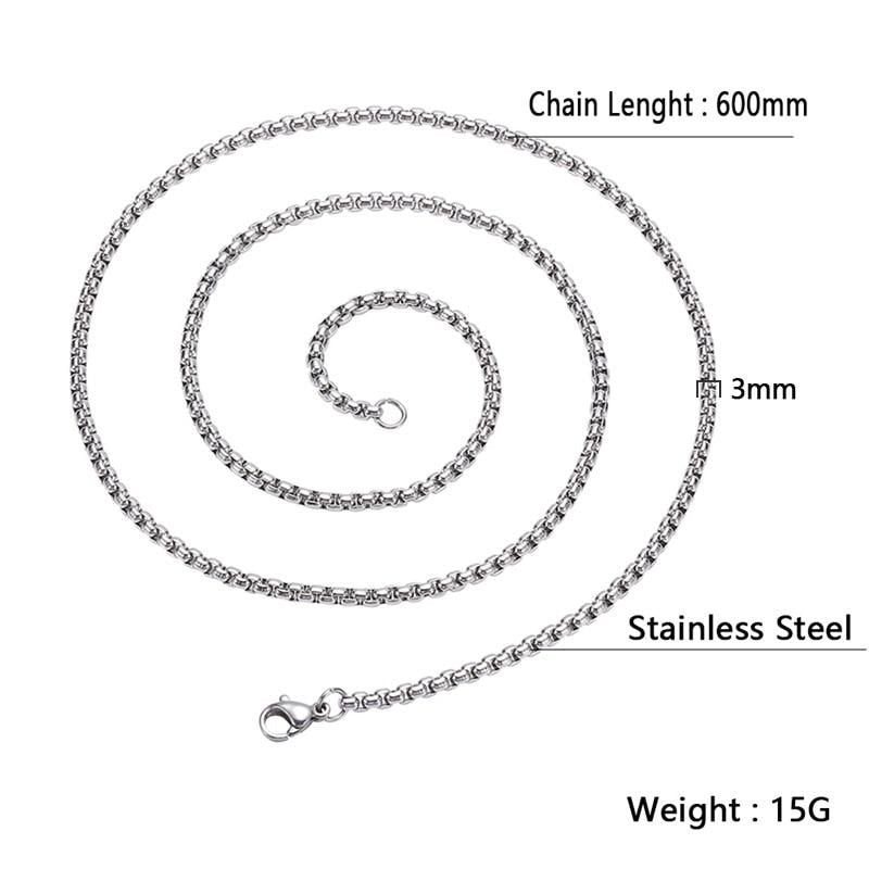 3*600mm Stainless Steel Chain