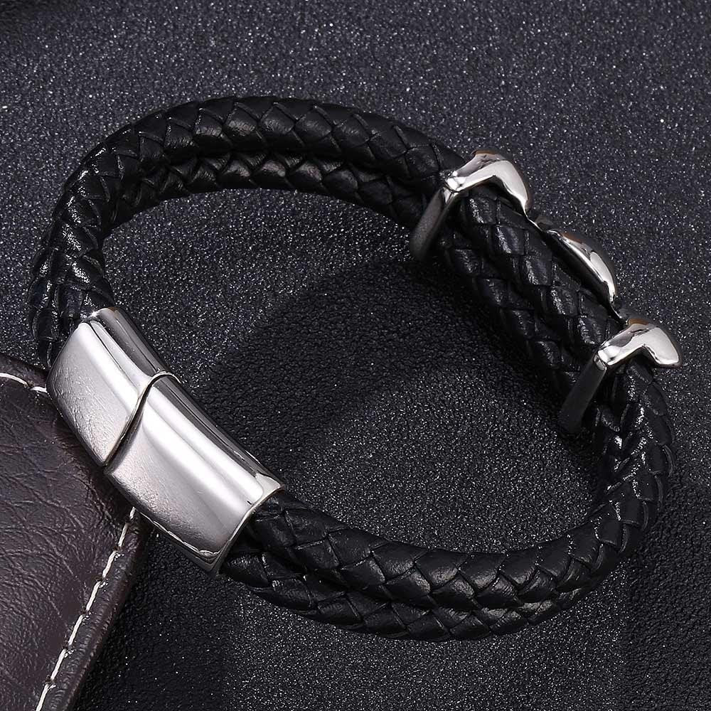 Double Layer Black Bracelet