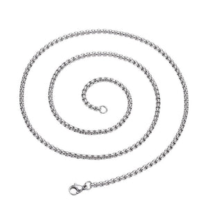 60cm Chain Length Unisex Retro Necklaces Viking Icelandic Rune Round Pendant