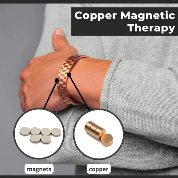 （🔥Free Shipping on) Menheal™ Pure Copper MagneticTherapy Bracelet