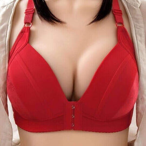 [CUP: DD(E), DDD(F), G]🔥4 Pcs: $9.99 Each🔥Front Close Posture Back Support Bra, Ultimate Lift, Wireless, Breathable for Everyday Comfort